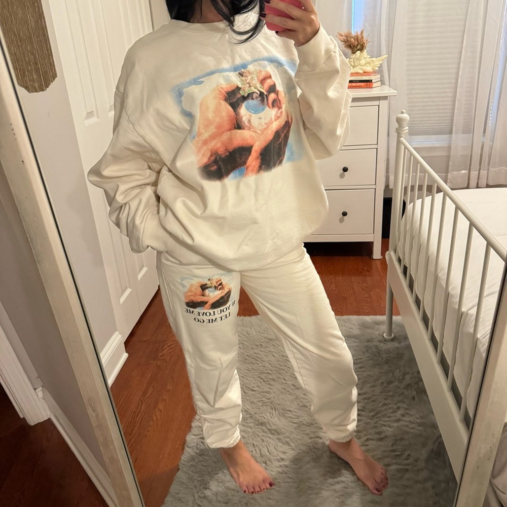 Boys Lie Let Me Go Sweatpants & Crewneck Set